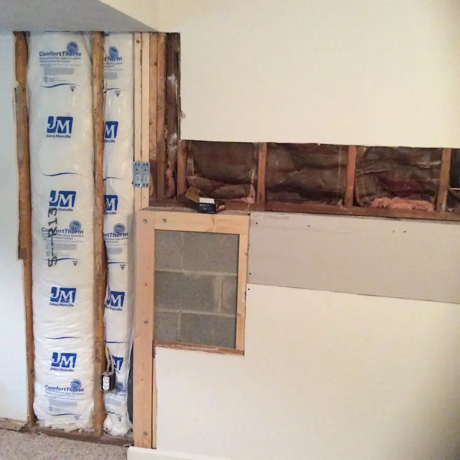 Wall insulation replacement during Odor Removal & Deodorization in Camp Swift